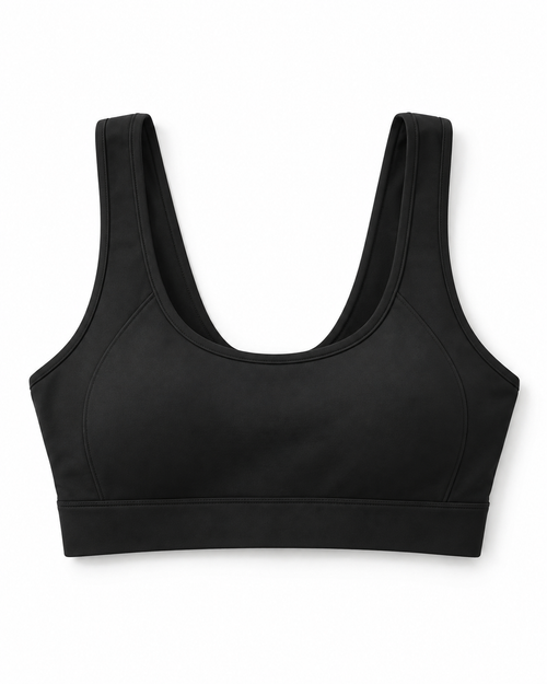Structured top — Black